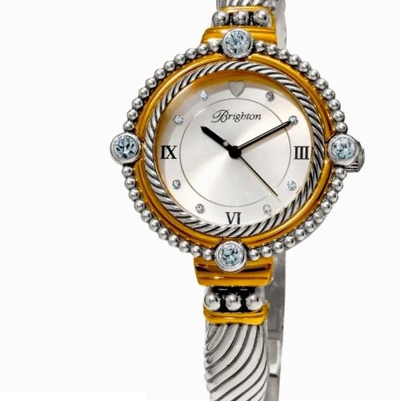 Brighton Gold and Silver Round Face Bracelet Watch main image 6